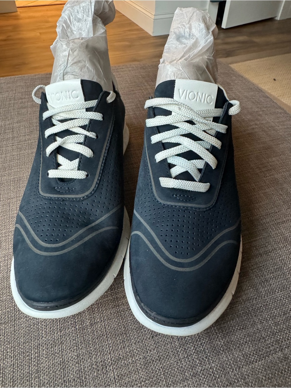 Vionic Navy and White Women's Athletic Sneakers